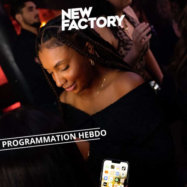 👀[PROGRAMMATION] 📅
Cette semaine retrouvez 🕺 : 
- Jeudi soir - La No Bad Vibes avec @dj.swoak 💜
- Vendredi soir - Reggaeton Party 2ème édition ça s'annonce 🔥avec @enjoyourlifeforeal 
- Samedi soir - Soirée Shatta avec @icy_deejay et @lelite_.officiel 🍑
Pré-vente sur notre site, en bio 🎟
Réservation tables en MP 📲
 #nantes #clubbing #nantescity #soirée #discotheque #club #newfactory #student  #shatta #etudiant #afrobeat #amapiano